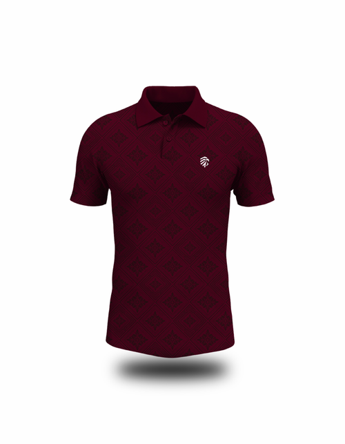 Maroon Performance Polo