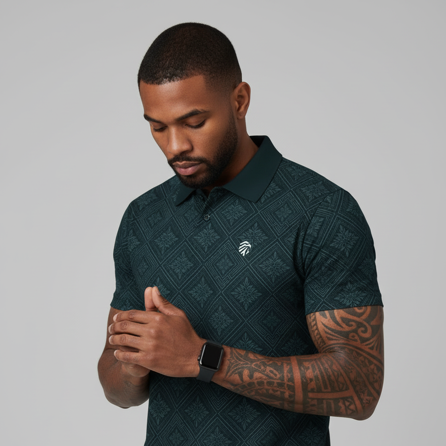 Teal Heritage Polo
